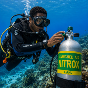 PADI enrich air diver