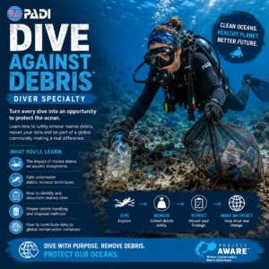 PADI Dive against debris diver specialty