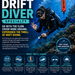PADI Drift diver diver specialty