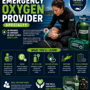 PADI Emergency oxygen provider specialty